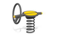 Качалка на пружине За рулем КБ-91 для игровой площадки Качалка на пружине За рулем КБ-91 для игровой площадки