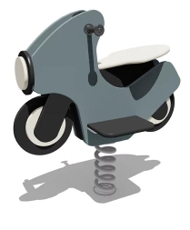 Качалка Мотоцикл ВСТ 5755 на 1 пружине для детской площадки, фото 1 Качалка Мотоцикл ВСТ 5755 на 1 пружине для детской площадки, фото 1