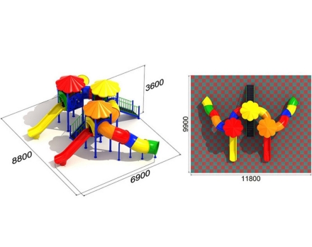 Детская игровая площадка Улитка 3.3, фото 2