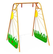 Детские качели Луг К007 c креслом К045 для игровых площадок