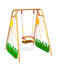 Детские качели Луг К007 c креслом К045 для игровых площадок