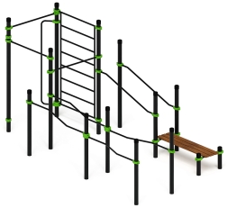 Воркаут ЛОВ 89 зеленый ВТ 101.13-02, фото 2 Воркаут ЛОВ 89 зеленый ВТ 101.13-02, фото 2