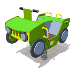 Качалка Квадрацикл ВСТ 5760 на 2-х пружинах для детской площадки, фото 1 Качалка Квадрацикл ВСТ 5760 на 2-х пружинах для детской площадки, фото 1