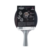 Ракетка для н/т TORRES Profi 5*, арт.TT0009, для спортсменов, накладка 2,0 мм, конич. ручка
