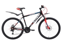 Велосипед Stark'18 Tank 26.1 D чёрный/красный/синий 16"