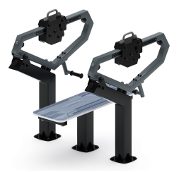 Жим лежа (серый) - Уличный тренажер - СТ 026-13.П , фото 5 Жим лежа (серый) - Уличный тренажер - СТ 026-13.П , фото 5