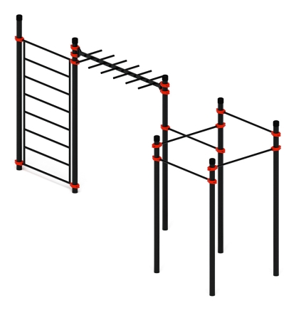 Воркаут 108 красный ВТ 12.22-01, фото 3