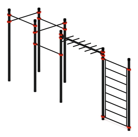 Воркаут 108 красный ВТ 12.22-01, фото 1
