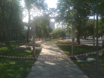 Арка декоративная большая из нержавейки, фото 7