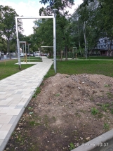 Арка декоративная большая из нержавейки