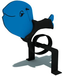 Качалка на пружине КНП-045 для детской площадки, фото 1 Качалка на пружине КНП-045 для детской площадки, фото 1