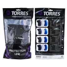 Наколенники спортивные &quot;TORRES Classic&quot;, синий,р.L, арт.PRL11016L-03, нейлон, ПУ