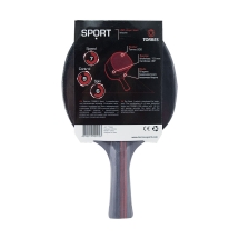 Ракетка для н/т TORRES Sport 1*, арт.TT0005, для любителей, накладка 1,5 мм, конич. ручка