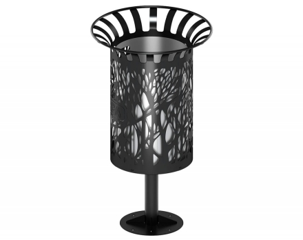 Урна Порядок 5 с баком (под анкера). Без логотипа, фото 5