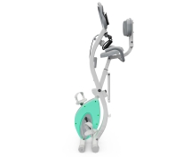 Велотренажер X-Bike DFC DavCreator, бело-зеленый