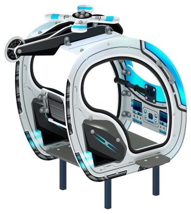 Вертолет (техно) - Беседка мини - МФ 10.03.03-03, фото 2