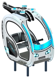 Вертолет (техно) - Беседка мини - МФ 10.03.03-03, фото 1 Вертолет (техно) - Беседка мини - МФ 10.03.03-03, фото 1