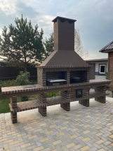 Печь Аристократ 736 Радиальный кирпич коричневый