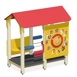 Домик-беседка Часики ПС-11.1 для детской площадки, фото 1