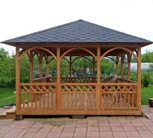 Прямоугольная беседка ДУШЕВНАЯ Прямоугольная беседка ДУШЕВНАЯ