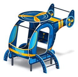 Вертолет (синий) - Беседка - МФ 10.03.04-01, фото 4 Вертолет (синий) - Беседка - МФ 10.03.04-01, фото 4