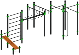 Воркаут ЛОВ 89 зеленый ВТ 101.14-02, фото 2 Воркаут ЛОВ 89 зеленый ВТ 101.14-02, фото 2