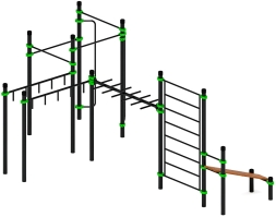 Воркаут ЛОВ 89 зеленый ВТ 101.14-02, фото 4 Воркаут ЛОВ 89 зеленый ВТ 101.14-02, фото 4