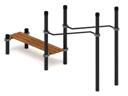 Воркаут ЛОВ 89 серый ВТ 101.24-03, фото 3