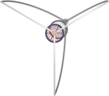 Качели Гнездо на 3 стойках Адажио КЧ061.00 для детской площадки