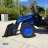 Электромобиль трактор с ковшом Harley Bella HL389-LUX синий