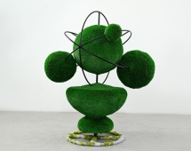 Топиари Композиция шары на вазоне - газон Premium Топиари Композиция шары на вазоне - газон Premium