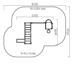 Спортивный комплекс 09028.21 для детской спортивной площадки, фото 4