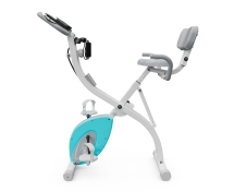 Велотренажер X-Bike DFC DavCreator, бело-голубой