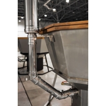 Сибирский банный чан "Добрыня Никитич" на подставке + печь 1850 мм опора - нерж. сталь Сибирский банный чан "Добрыня Никитич" на подставке + печь 1850 мм опора - нерж. сталь