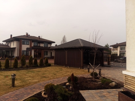 Навес для трех машин РИВЕРСАЙД Премиум комплектация, фото 6