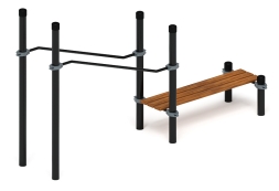 Воркаут ЛОВ 108 серый ВТ 102.24-03, фото 3