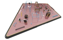 Площадка для паркура 300м2