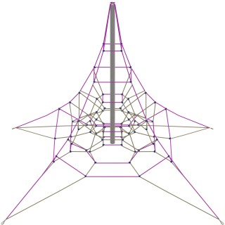 Канатная пирамида "Стрелка", фото 1