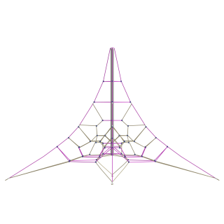 Канатная пирамида "Стрелка", фото 3