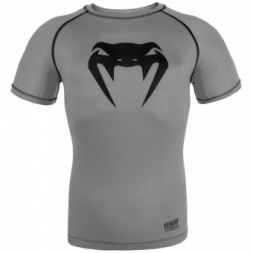 Рашгард Venum Contender 3.0 Grey/Black S/S, фото 1