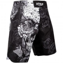 Шорты ММА Venum Santa Muerte 3.0 Black/White