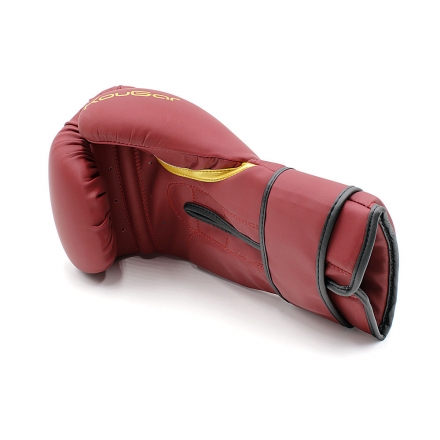 Перчатки боксерские KouGar KO800-10, 10oz, бордовый, фото 3