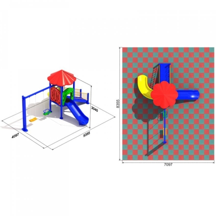 Детская игровая площадка Сочетание 1.3, фото 3