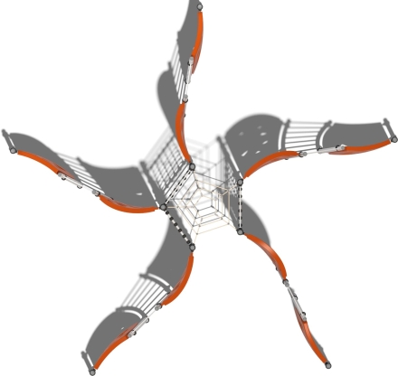 Спортивно-игровой комплекс Мрамор Vector СРО009.00.10 для улицы, фото 3