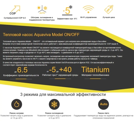 Тепловой насос Aquaviva Model 12 кВт, фото 3