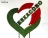 Топиари стела Сердце, h=254 см - газон Eco