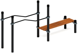 Воркаут ЛОВ 89 серый ВТ 101.23-03, фото 4