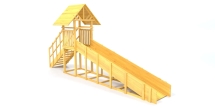 Зимняя горка Савушка Зима Wood 5 (скат 5м)