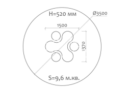 Стол детский 02021 для игровой площадки, фото 4