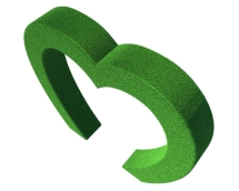 Топиари сердце-арка - газон Eco Топиари сердце-арка - газон Eco